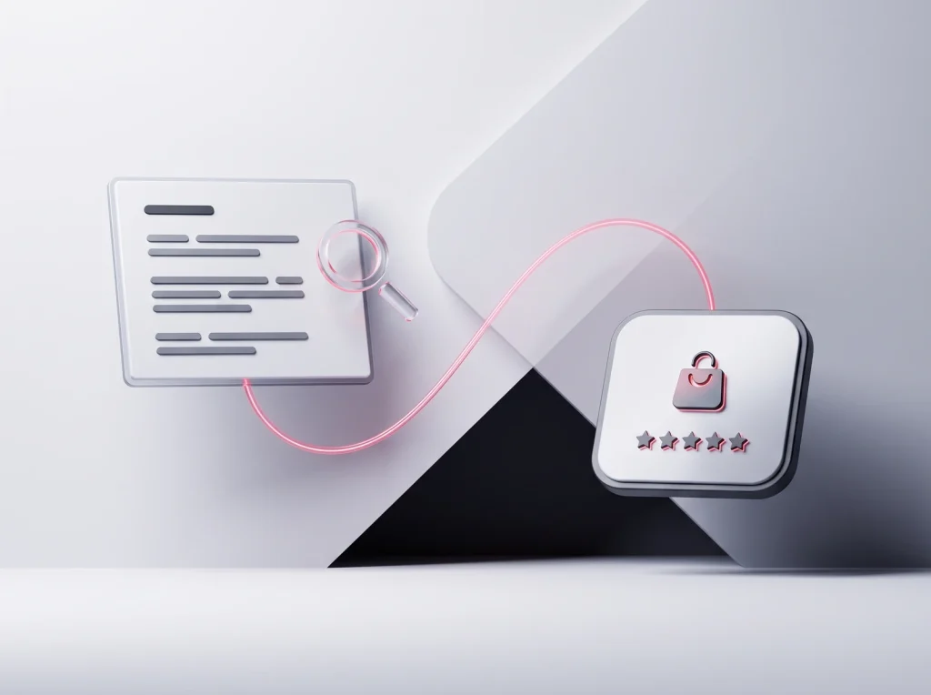 A buying-guide article linking through to a rated product card, content guiding a shopper toward a purchase